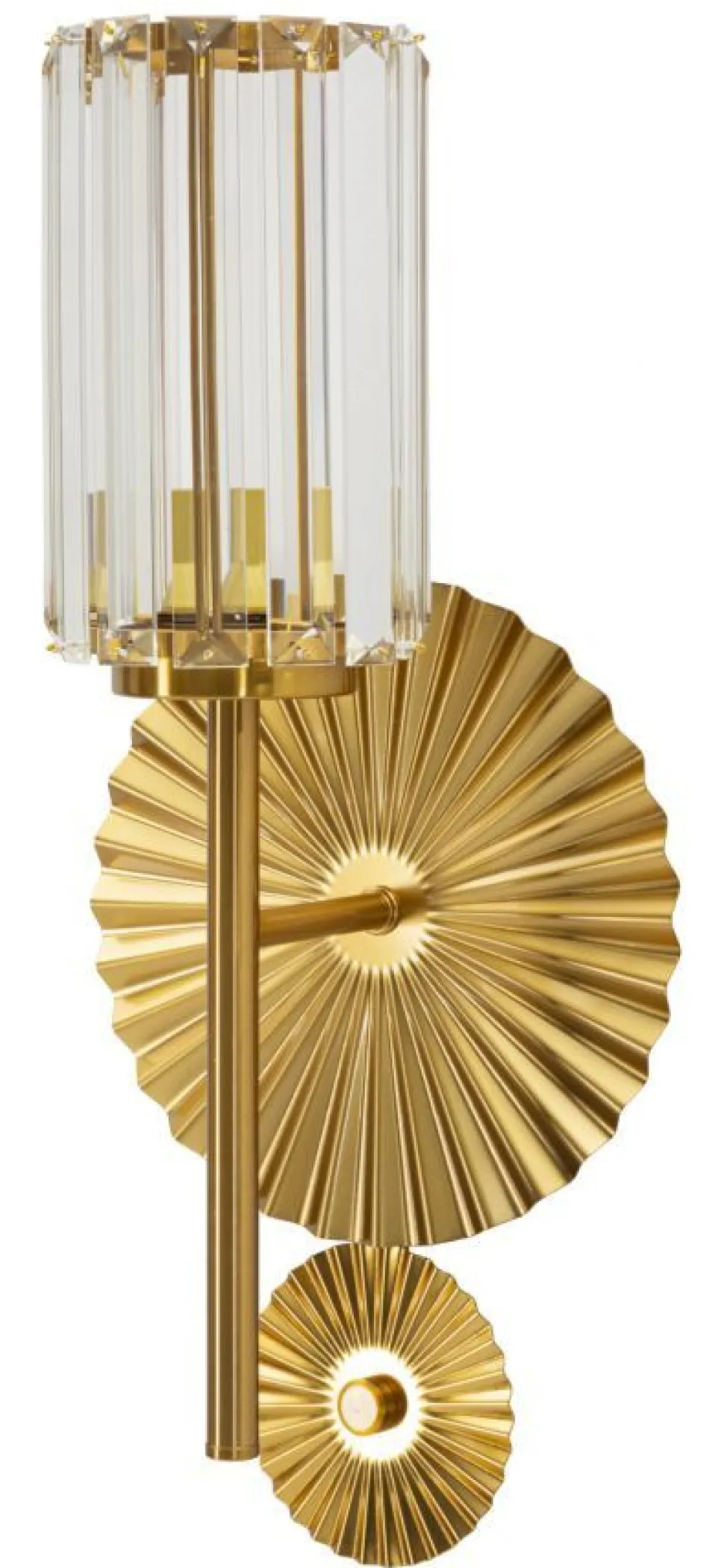 Lampe murale Tirana Verre et Laiton