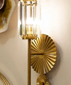 Lampe murale Tirana Verre et Laiton
