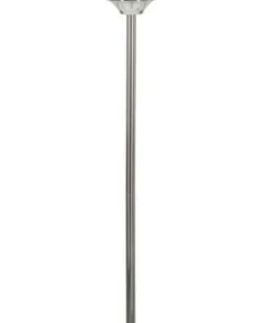 Lampe sur pied Eva Velours Noir et verre Vert