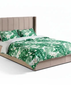 Lit double Magorial avec sommier relevable 160x200cm Velours Taupe