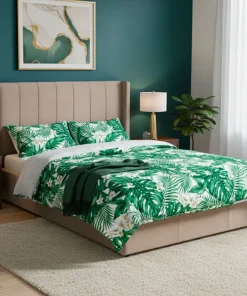 Lit double Magorial avec sommier relevable 160x200cm Velours Taupe
