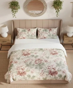 Lit double Magorial avec sommier relevable 180x200cm Velours Taupe