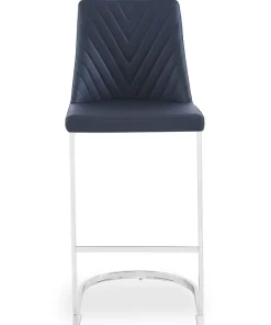 Lot de 2 chaises de bar design Mistigri Simili Noir