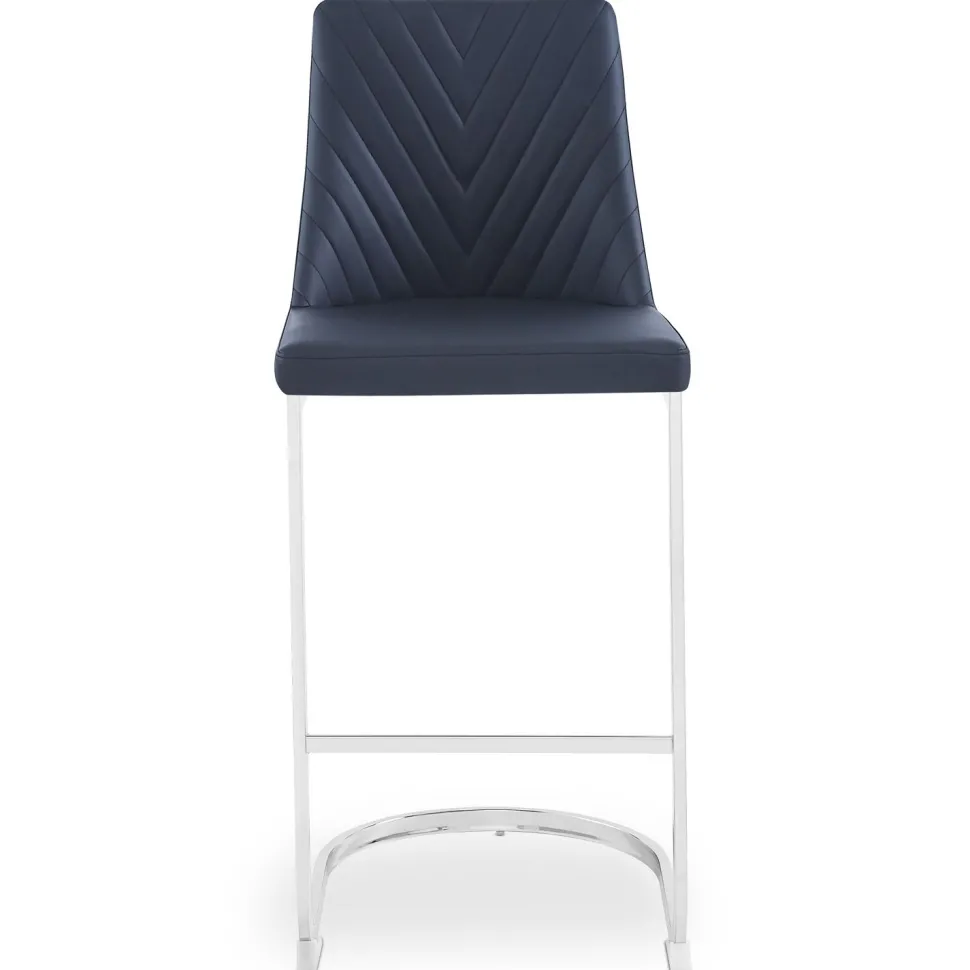 Lot de 2 chaises de bar design Mistigri Simili Noir