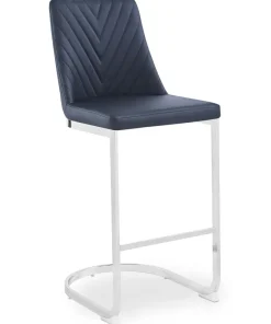 Lot de 2 chaises de bar design Mistigri Simili Noir