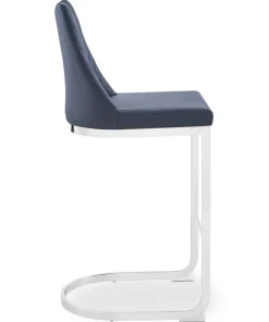 Lot de 2 chaises de bar design Mistigri Simili Noir