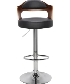 Lot de 2 chaises de bar Ruben Bois Noisette & Noir