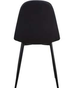Lot de 4 chaises Gao Simili P.U. Noir