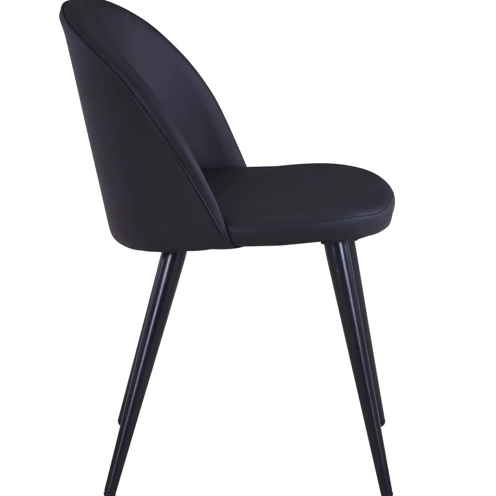 Lot de 4 chaises Maury Simili P.U. Noir