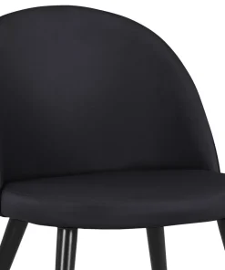 Lot de 4 chaises Maury Simili P.U. Noir