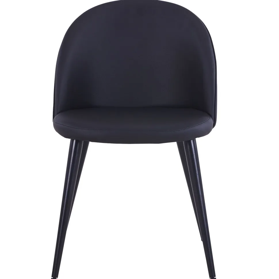 Lot de 4 chaises Maury Simili P.U. Noir