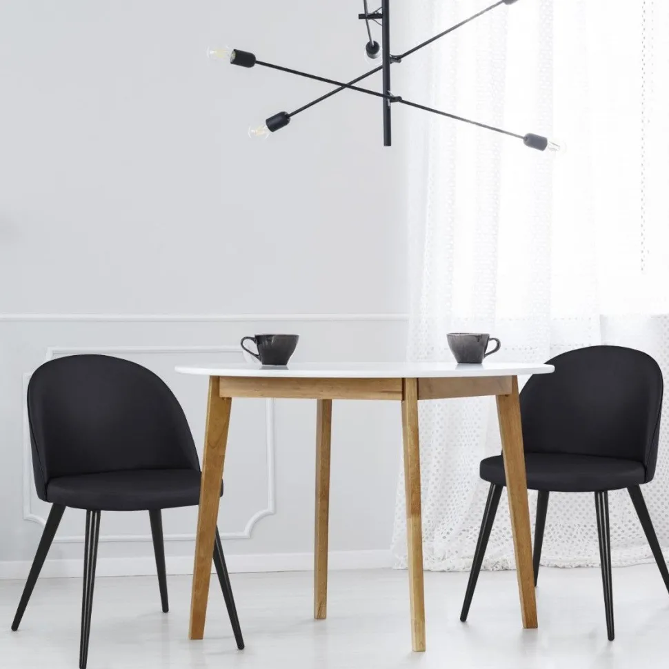 Lot de 2 chaises Maury Simili P.U. Noir