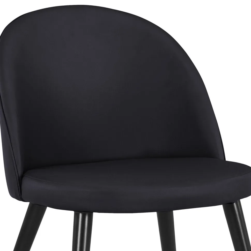Lot de 2 chaises Maury Simili P.U. Noir