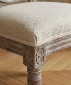 Lot de 20 chaises médaillon Louis XVI Tissu Beige