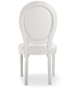 Lot de 20 chaises médaillon Louis XVI Simili (P.U) Blanc