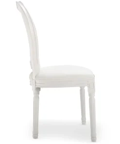 Lot de 20 chaises médaillon Louis XVI Simili (P.U) Blanc