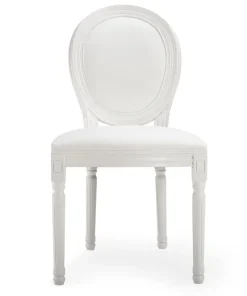 Lot de 20 chaises médaillon Louis XVI Simili (P.U) Blanc