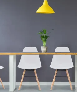 Lot de 4 chaises scandinaves Lisa Blanc