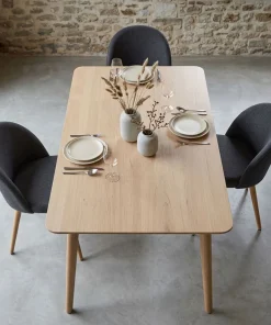 Lot de 2 chaises scandinaves Maury Gris Foncé