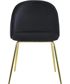 Lot de 2 chaises Spectra Velours Noir