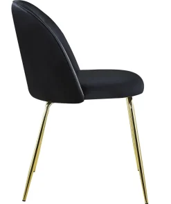 Lot de 2 chaises Spectra Velours Noir