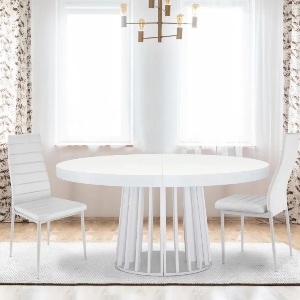 Lot de 4 chaises Stratus Blanc