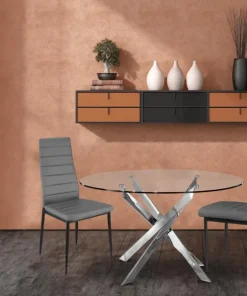 Lot de 8 chaises Stratus Gris