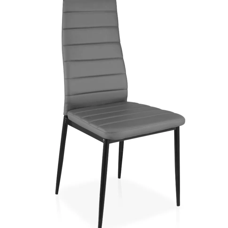 Lot de 4 chaises Stratus Gris