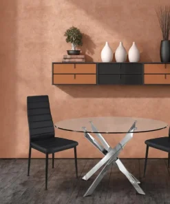 Lot de 8 chaises Stratus Noir