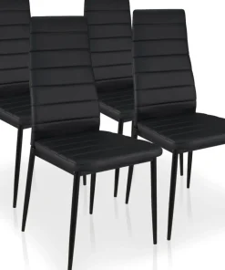 Lot de 4 chaises Stratus Noir