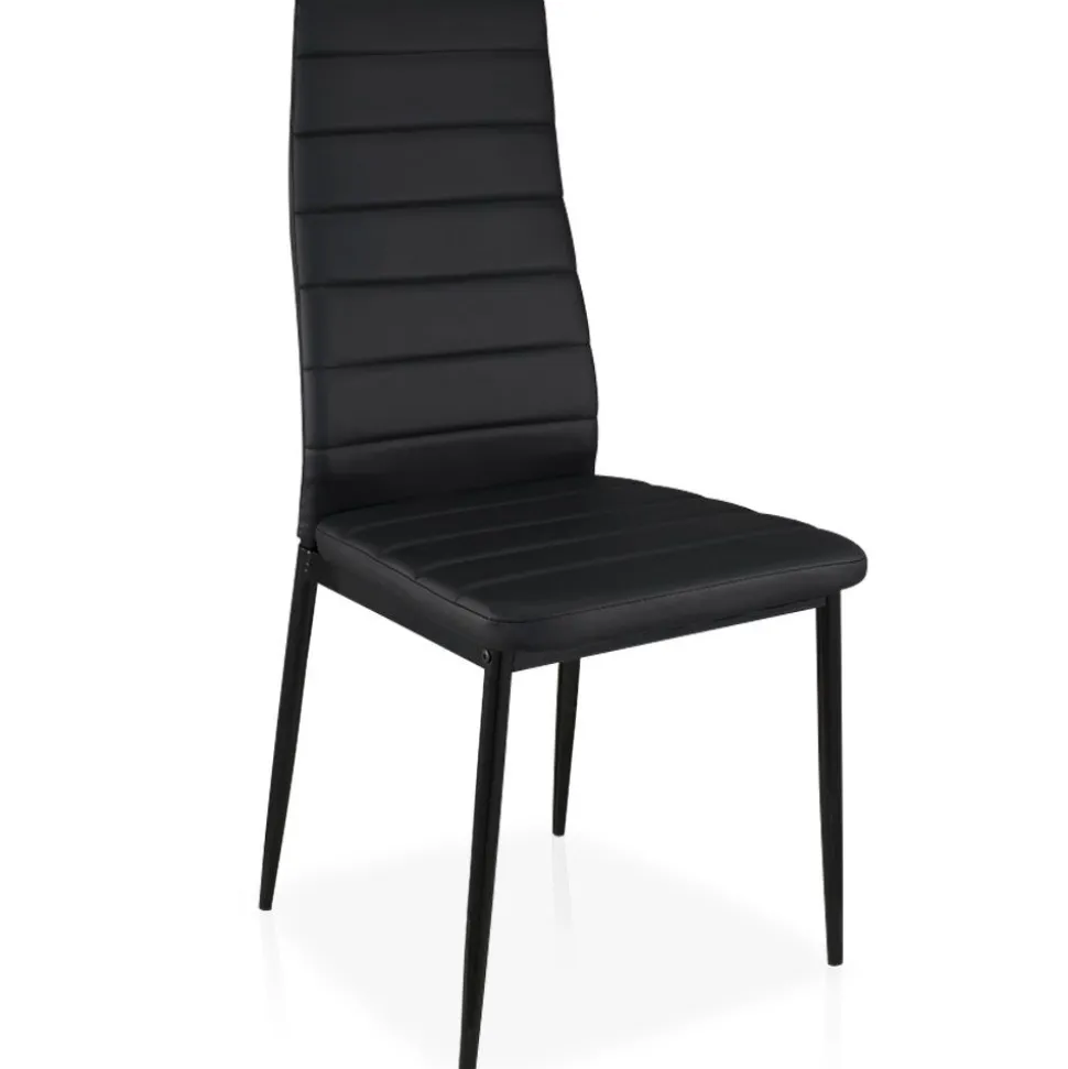 Lot de 4 chaises Stratus Noir