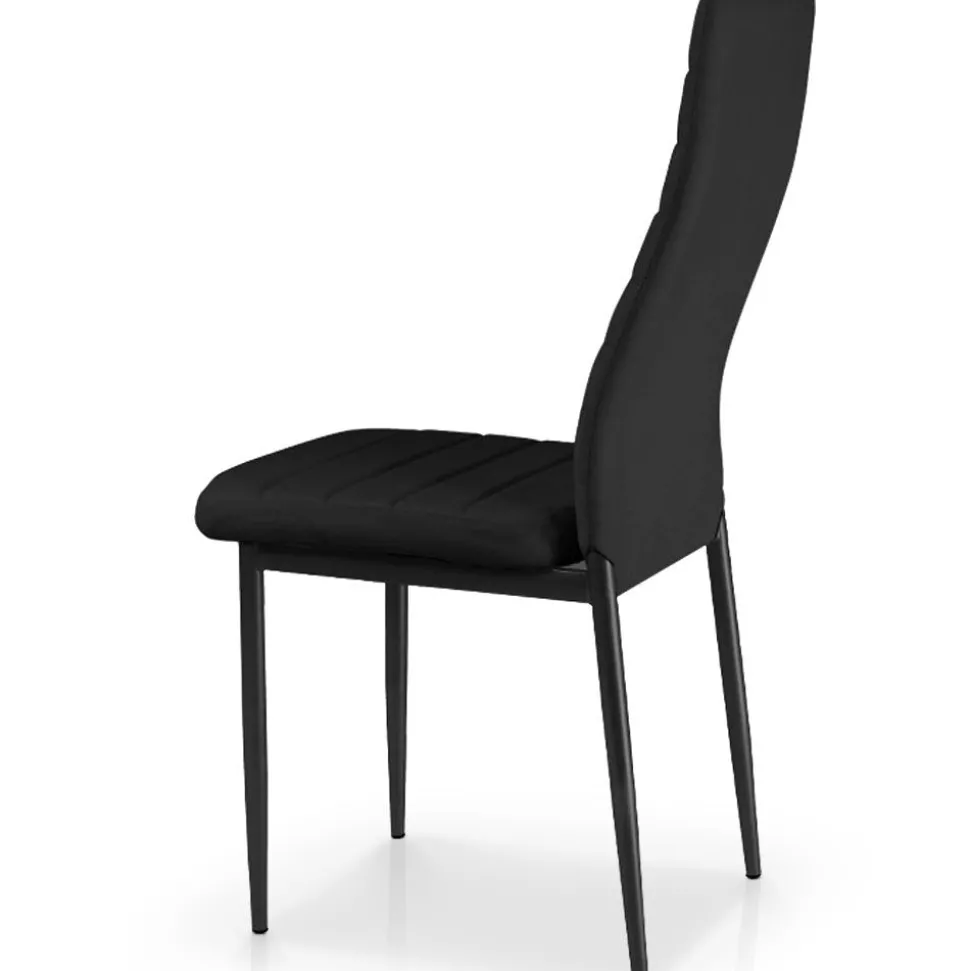 Lot de 4 chaises Stratus Noir