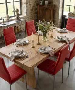 Lot de 4 chaises Stratus Rouge