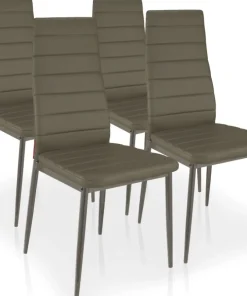 Lot de 4 chaises Stratus Taupe