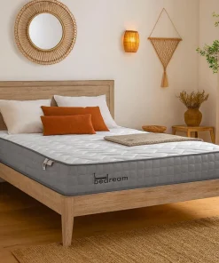 Matelas à ressorts ensachés 23cm Bedream accueil moelleux et soutien ferme 180x200cm
