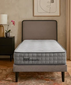 Matelas à ressorts ensachés 23cm Bedream accueil moelleux et soutien ferme 90x190cm