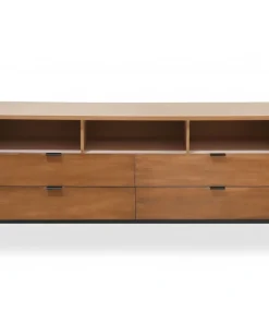 Meuble TV Panara L150cm Bois d'acacia patiné