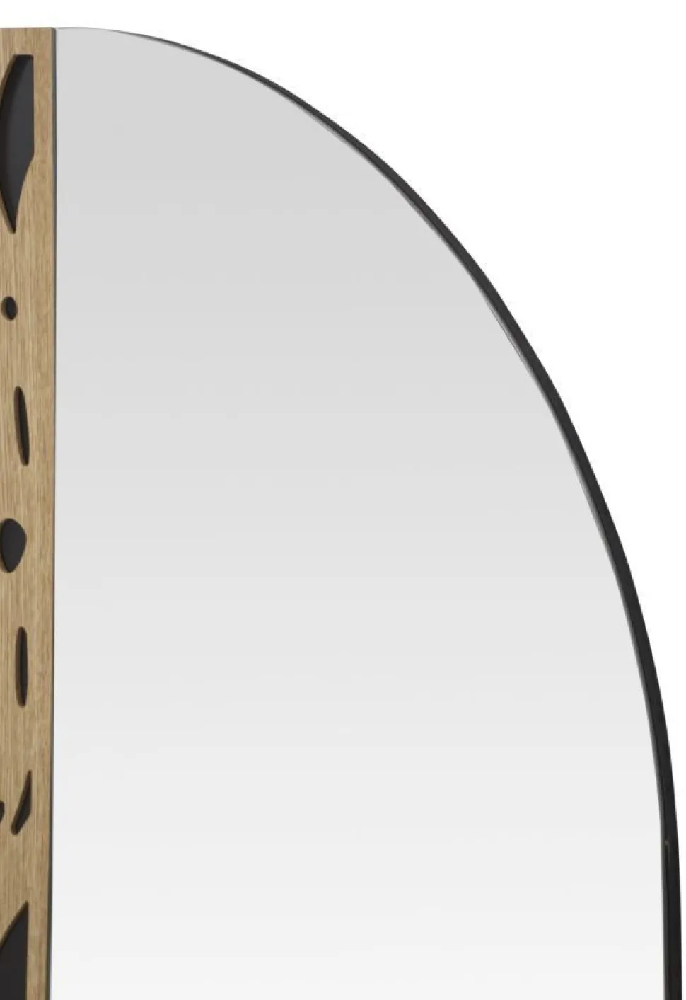 Miroir mural formes douces M.D.F multicolore