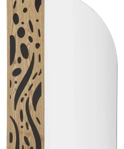 Miroir mural formes douces M.D.F multicolore