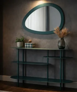 Miroir mural profil sinueux Saturne Ottanio
