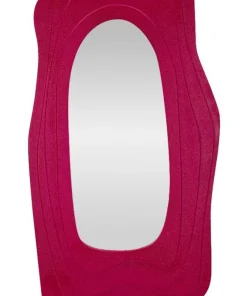 Miroir mural sinueux Dafne M.D.F Fuchsia et Verre