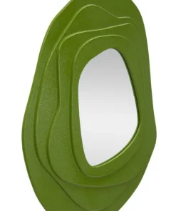 Miroir mural sinueux Dalia M.D.F Vert et Verre