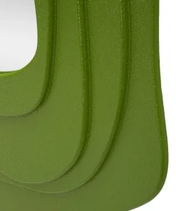 Miroir mural sinueux Dalia M.D.F Vert et Verre