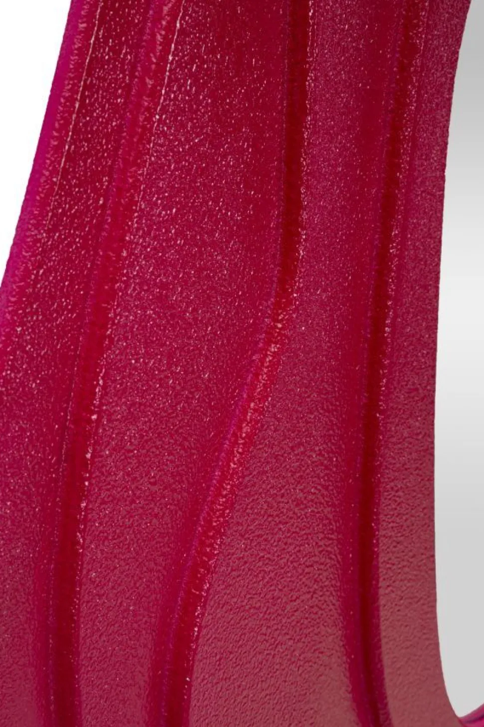 Miroir mural sinueux Dalia M.D.F. Fuchsia et Verre