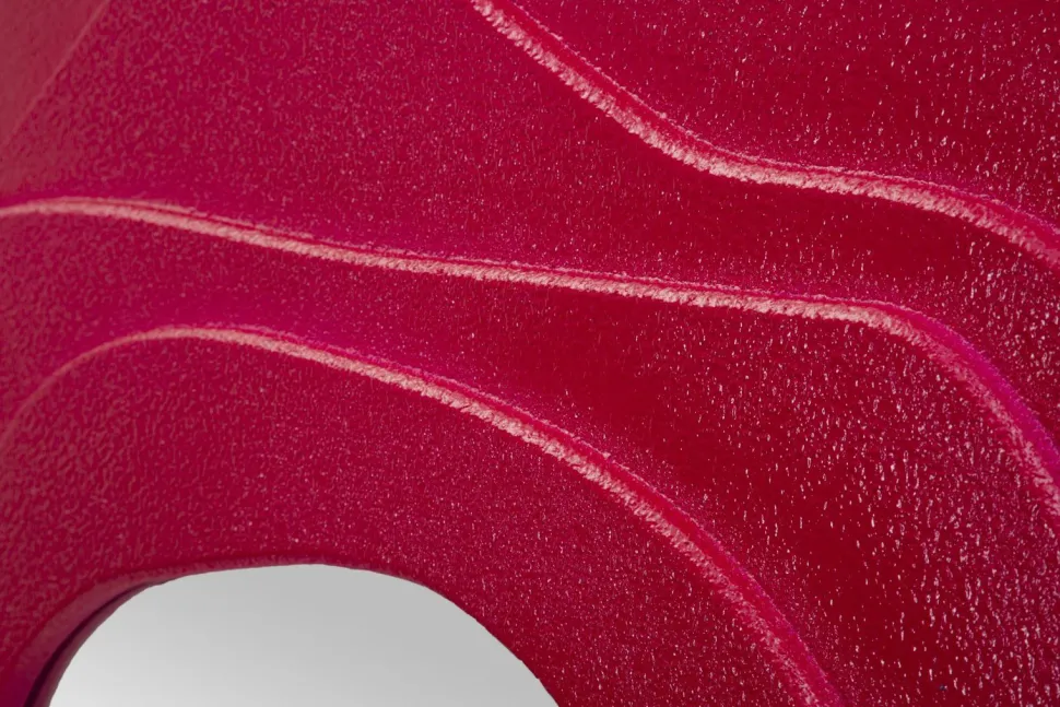 Miroir mural sinueux Dalia M.D.F. Fuchsia et Verre