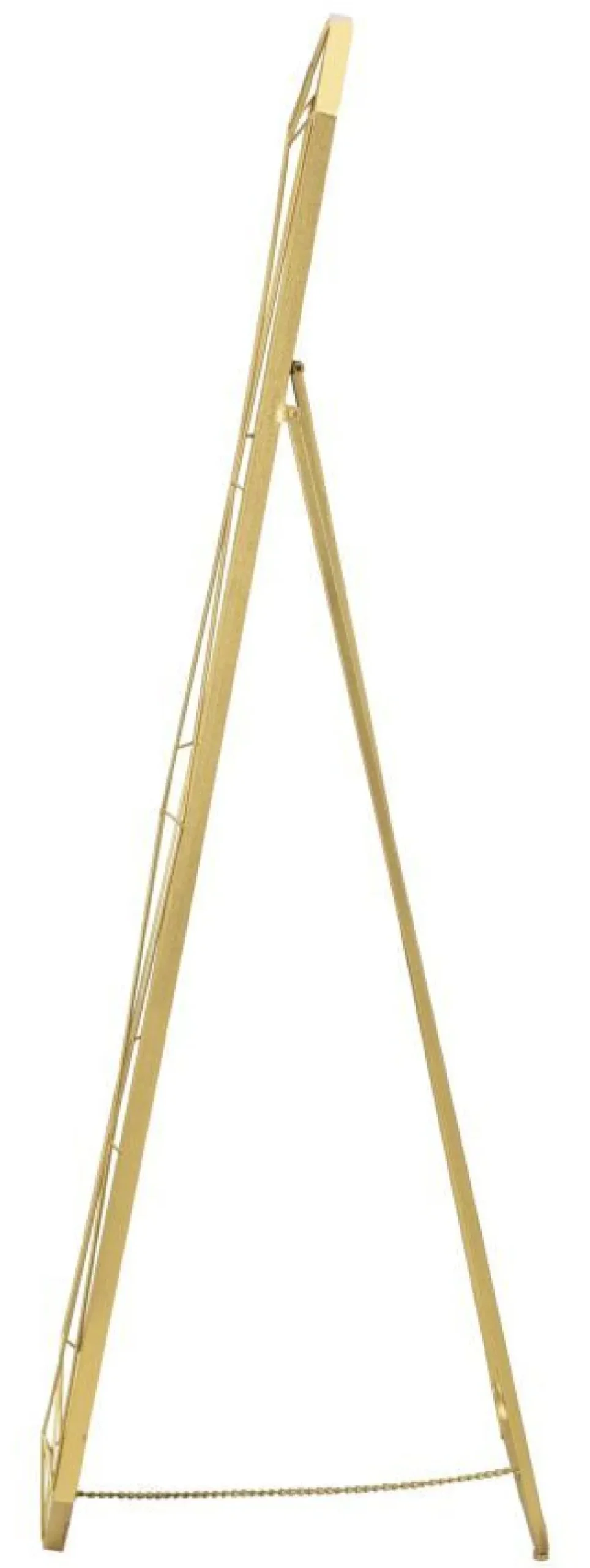Miroir sur pied Gold design géométrique