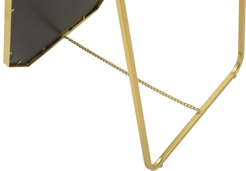 Miroir sur pied Gold design géométrique