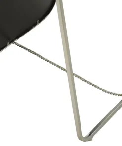 Miroir sur pied géométrique Argenté