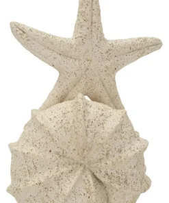 Objet décoratif en coquillage et étoile de mer finition Sable naturel