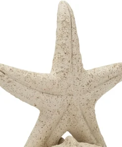 Objet décoratif en coquillage et étoile de mer finition Sable naturel